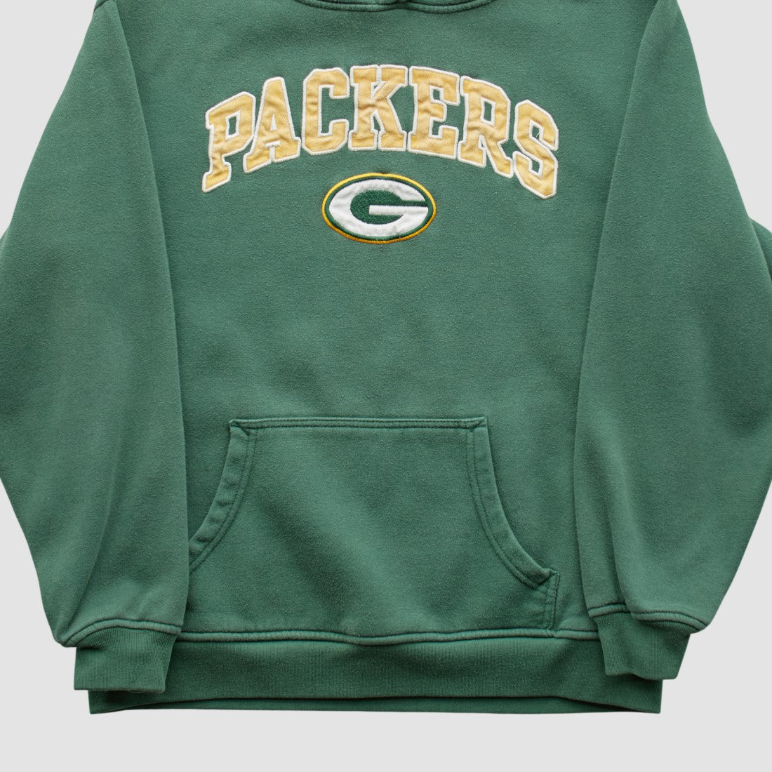 Green Bay Packers NFL 2000s Hooded Pullover Sweatshirt Green Vintage - Fanatics