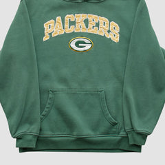 Green Bay Packers NFL 2000s Hooded Pullover Sweatshirt Green Vintage - Fanatics