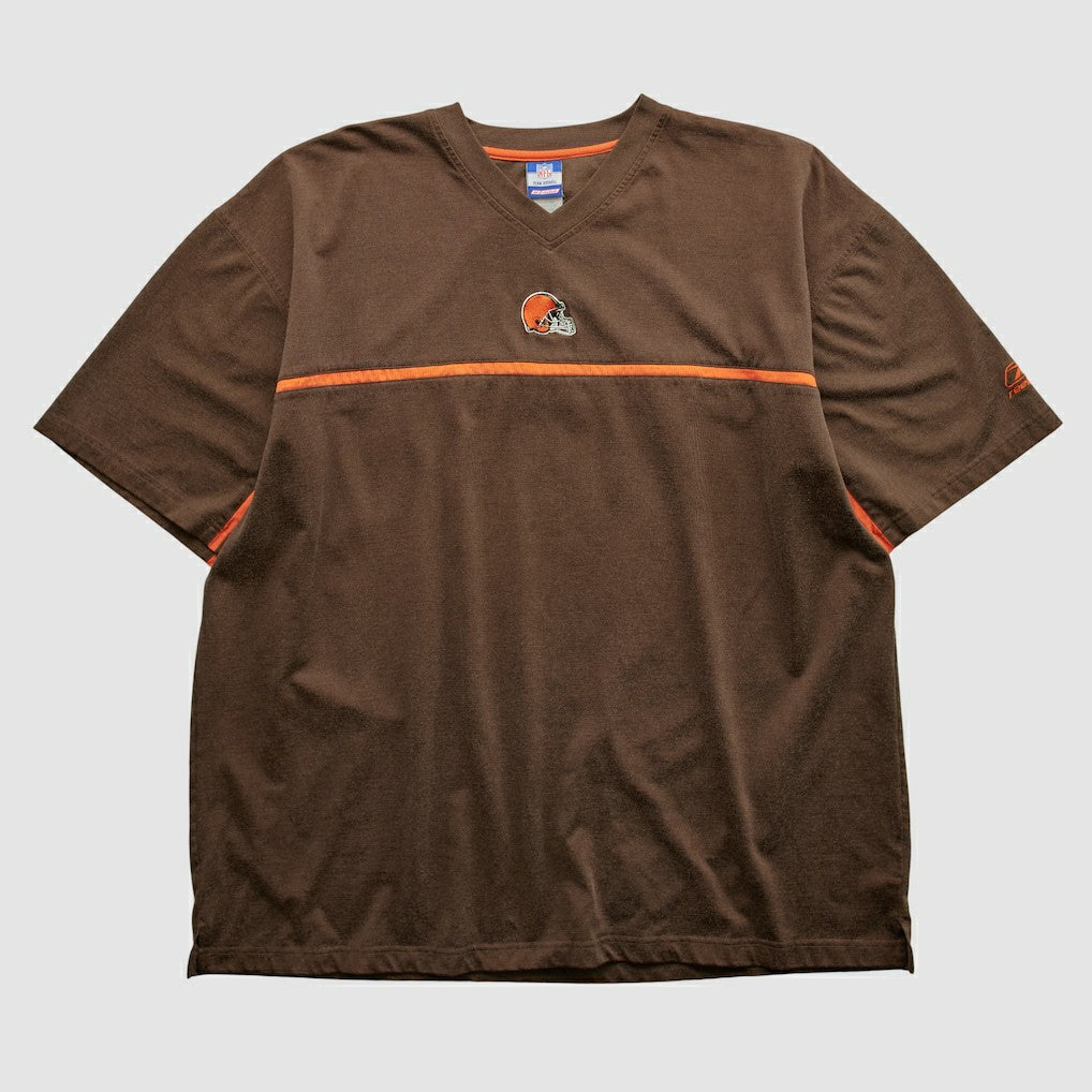 Cleveland Browns Reebok 2000s T-shirt Brown Vintage - Fanatics