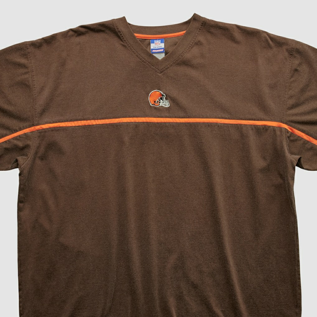 Cleveland Browns Reebok 2000s T-shirt Brown Vintage - Fanatics