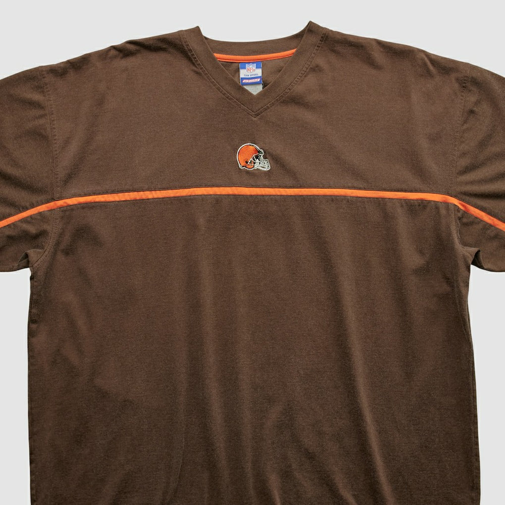 Cleveland Browns Reebok 2000s T-shirt Brown Vintage - Fanatics