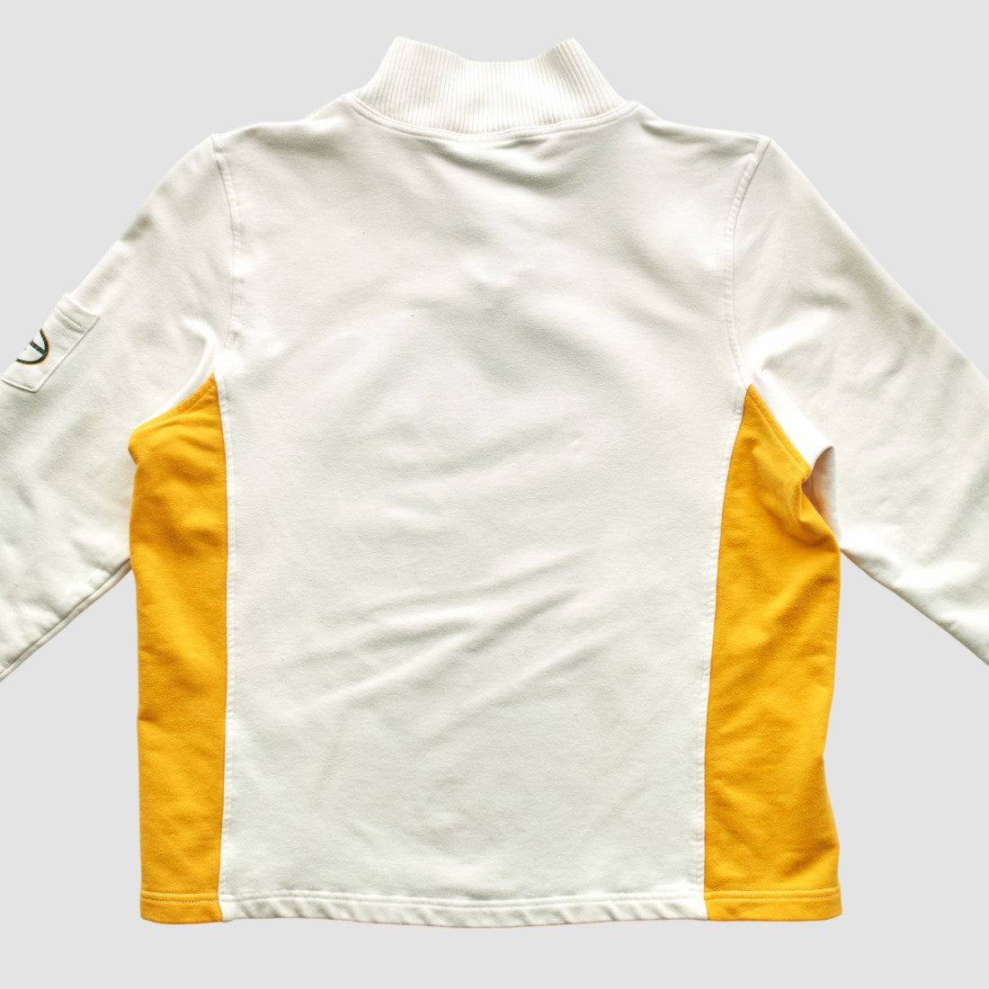 Green Bay Packers Reebok 2000s 1/4 Zip Sweatshirt White Vintage - Fanatics