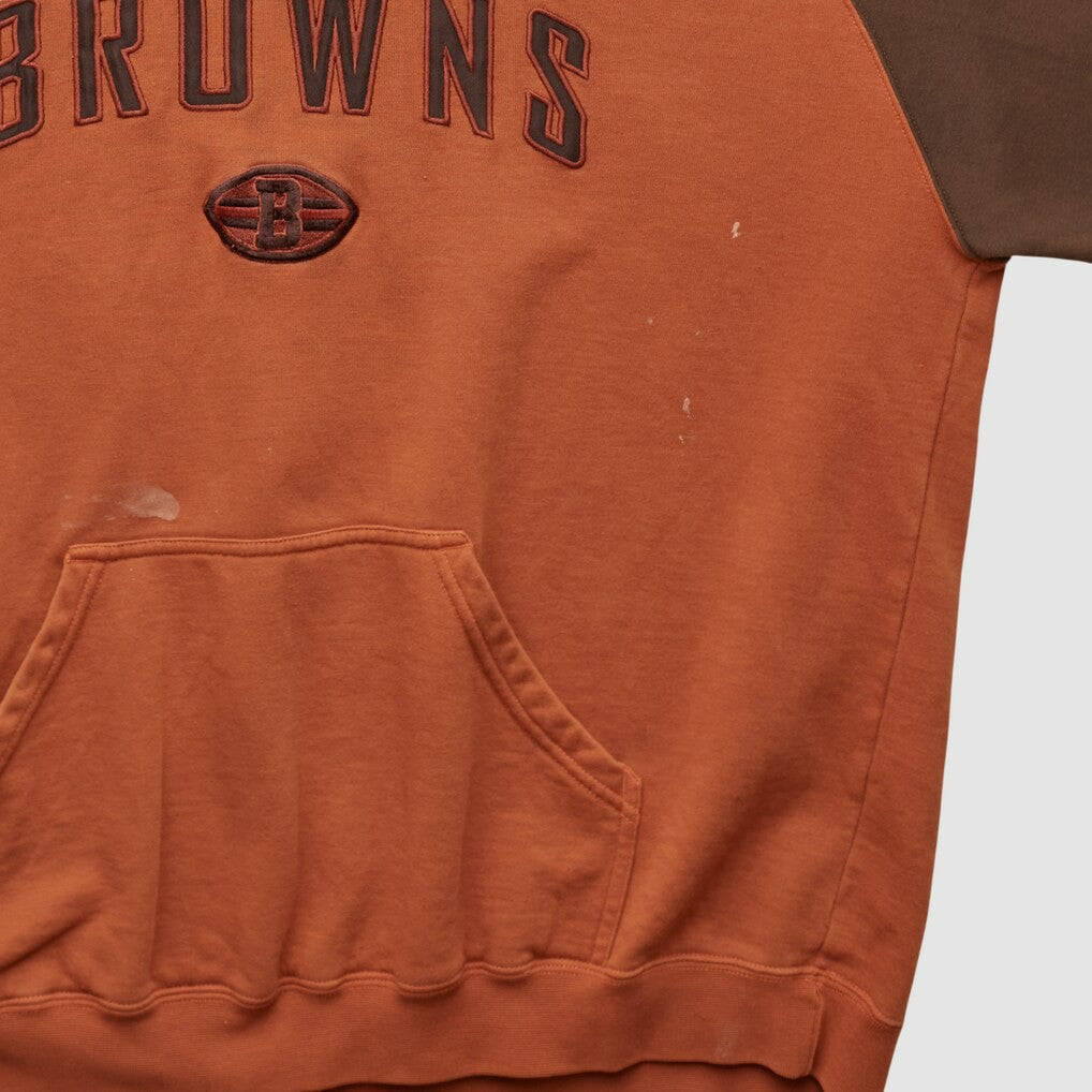 Cleveland Browns Reebok 2000s Hooded Pullover Sweatshirt Clay Vintage - Fanatics