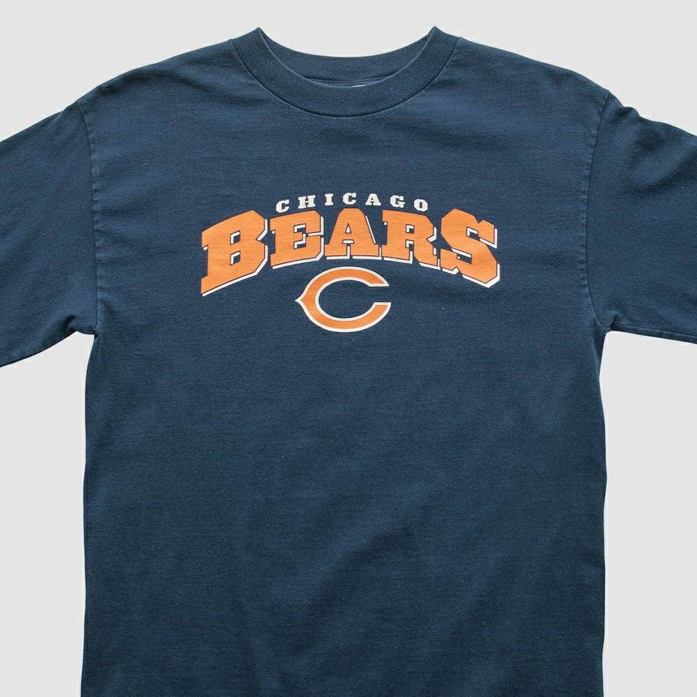 Chicago Bears NFL 2000s Long Sleeve T-shirt Navy Vintage - Fanatics