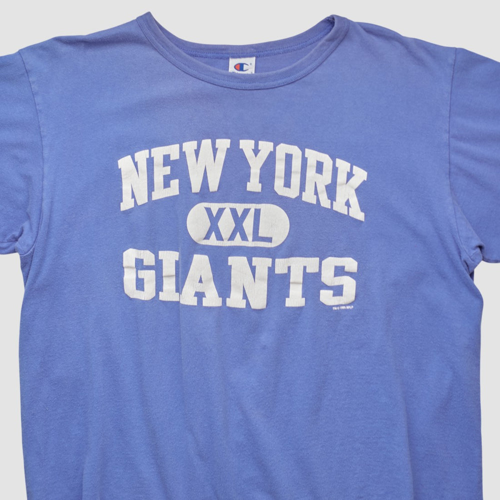 New York Giants Champion 1995 T-shirt Blue Vintage - Fanatics