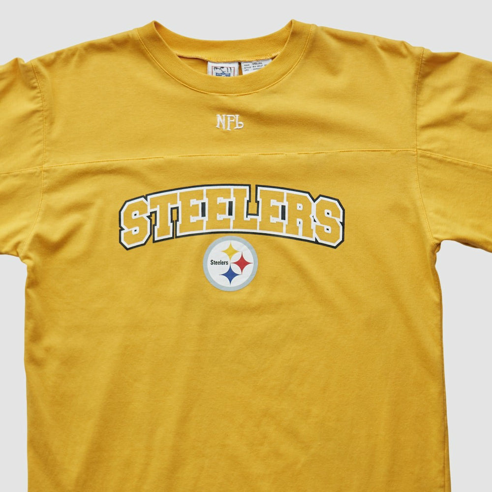 Pittsburgh Steelers NFL 2000s Long Sleeve T-shirt Yellow Vintage - Fanatics