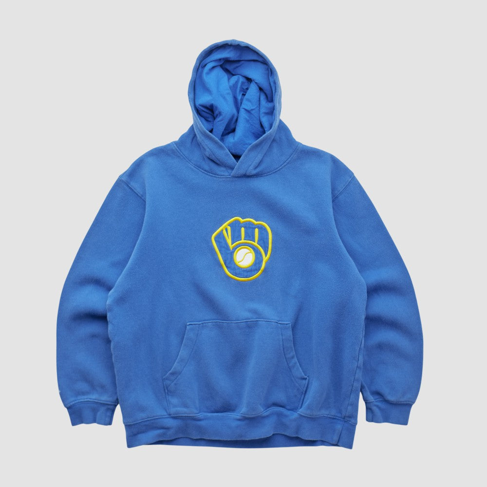 Milwaukee Brewers Majestic 2000s Hooded Pullover Sweatshirt discount