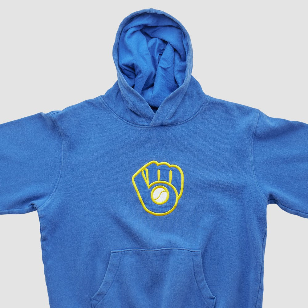 Milwaukee Brewers Majestic 2000s Hooded Pullover Sweatshirt discount