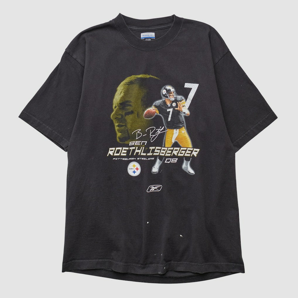 Pittsburgh Steelers Reebok 2008 T-shirt Charcoal Vintage - Fanatics