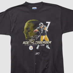Pittsburgh Steelers Reebok 2008 T-shirt Charcoal Vintage - Fanatics