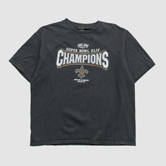 New Orleans Saints NFL 2010 T-shirt Black Vintage - Fanatics
