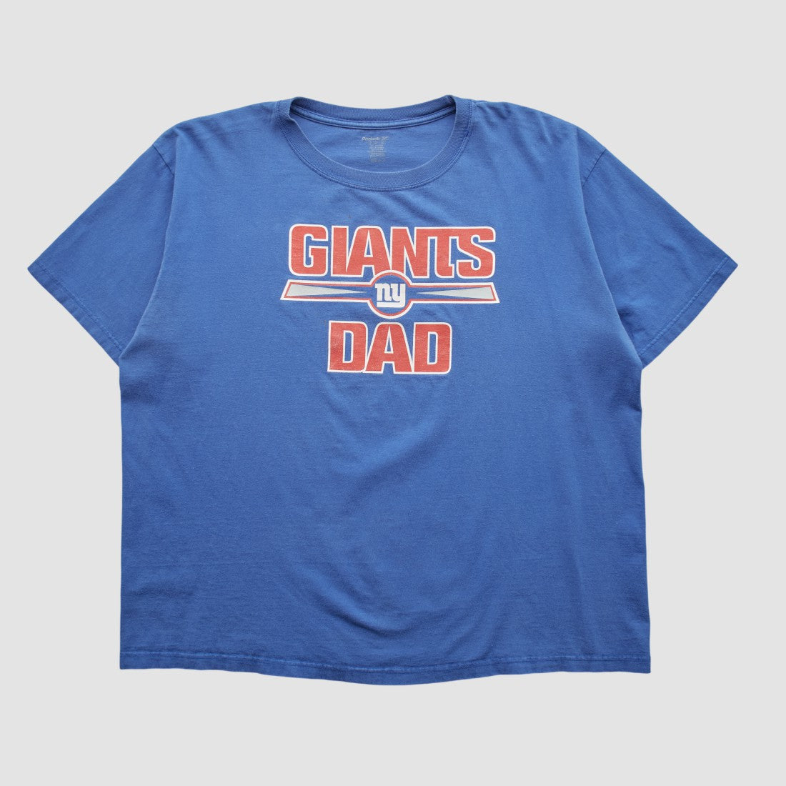 New York Giants Reebok T-shirt Blue Vintage - Fanatics