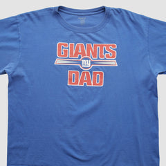 New York Giants Reebok T-shirt Blue Vintage - Fanatics