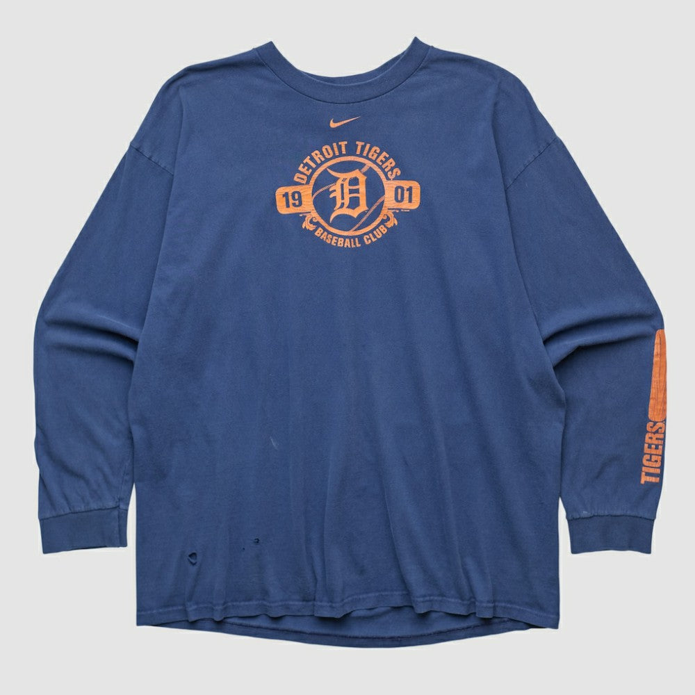 Detroit Tigers Nike 2000s Long Sleeve T-shirt On Sale