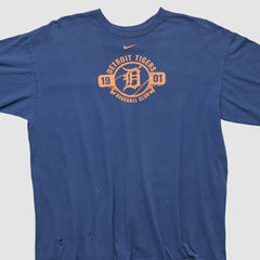 Detroit Tigers Nike 2000s Long Sleeve T-shirt On Sale