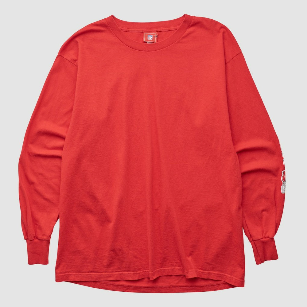 Kansas City Chiefs NFL 2000s Long Sleeve T-shirt Red Vintage - Fanatics