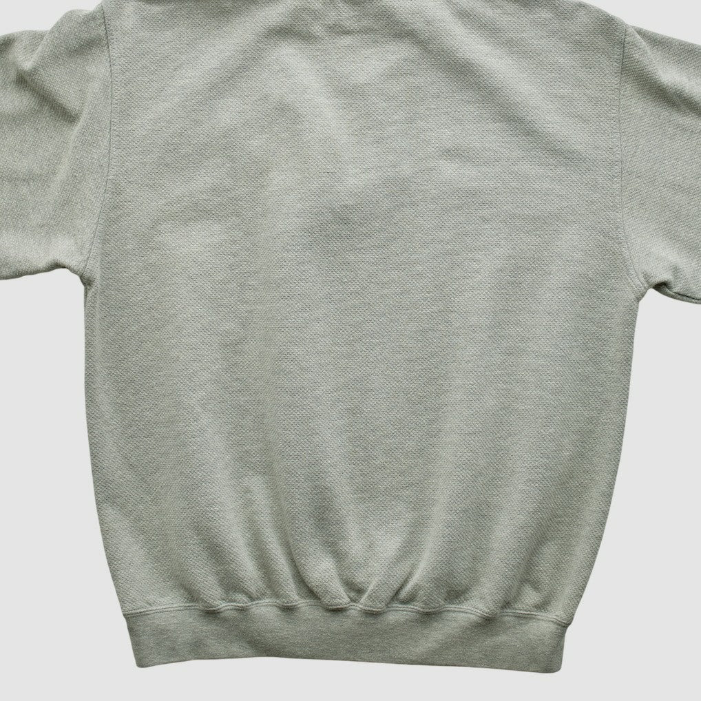 Pittsburgh Steelers Lee Sport 90s 1/4 Zip Sweatshirt Heather Gray Vintage - Fanatics