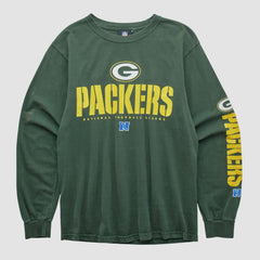 Green Bay Packers NFL 2010s Long Sleeve T-shirt Green Vintage - Fanatics