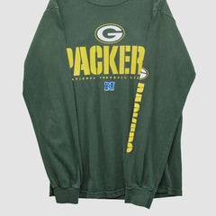 Green Bay Packers NFL 2010s Long Sleeve T-shirt Green Vintage - Fanatics