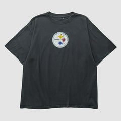 Pittsburgh Steelers 2000s T-shirt Black Vintage - Fanatics