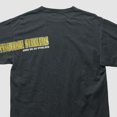 Pittsburgh Steelers 2000s T-shirt Black Vintage - Fanatics