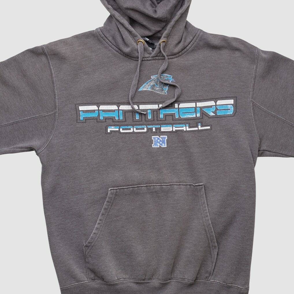 Carolina Panthers NFL 2010s Hooded Pullover Sweatshirt Dark Heather Gray Vintage - Fanatics