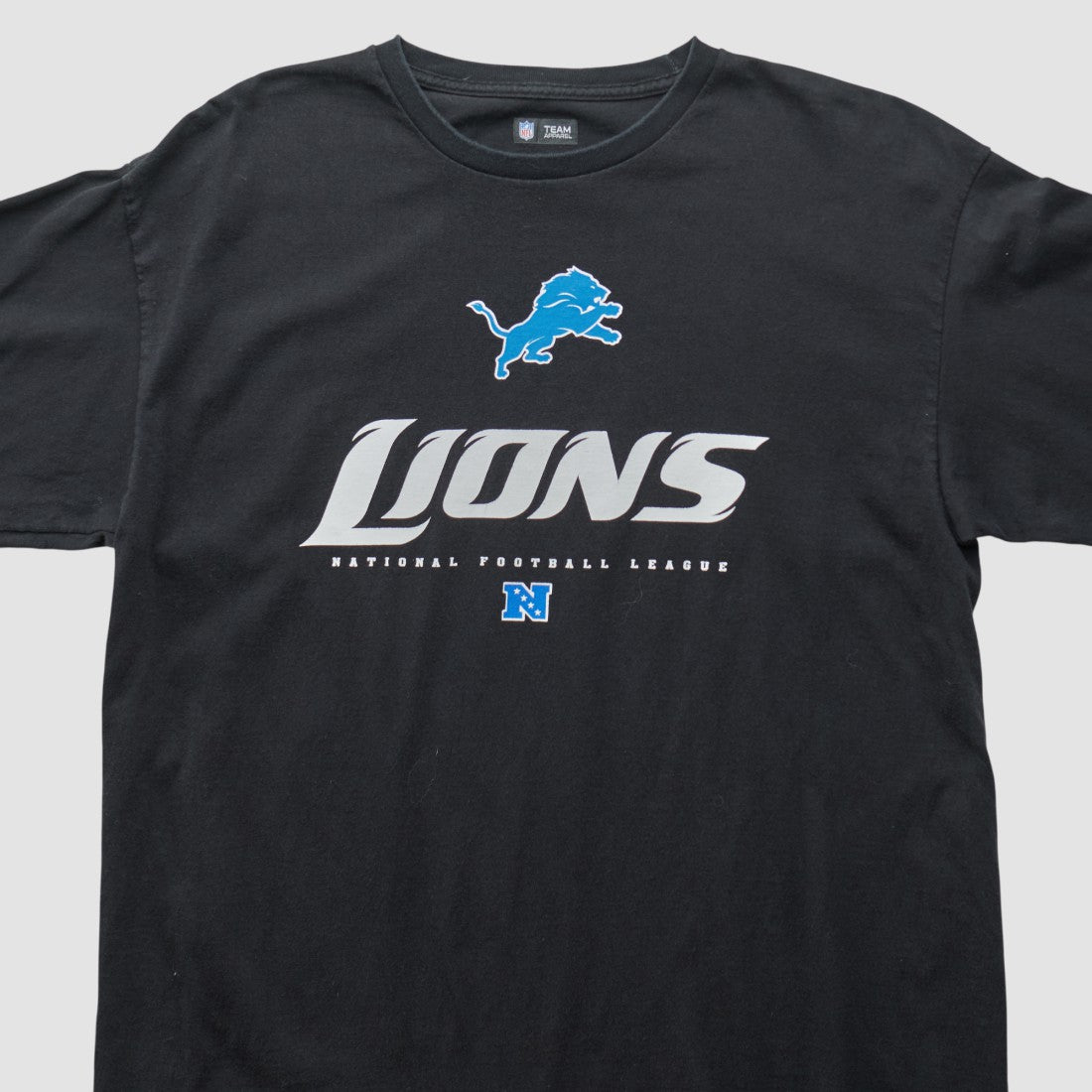 Detroit Lions NFL 2010s Long Sleeve T-shirt Black Vintage - Fanatics