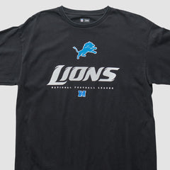 Detroit Lions NFL 2010s Long Sleeve T-shirt Black Vintage - Fanatics