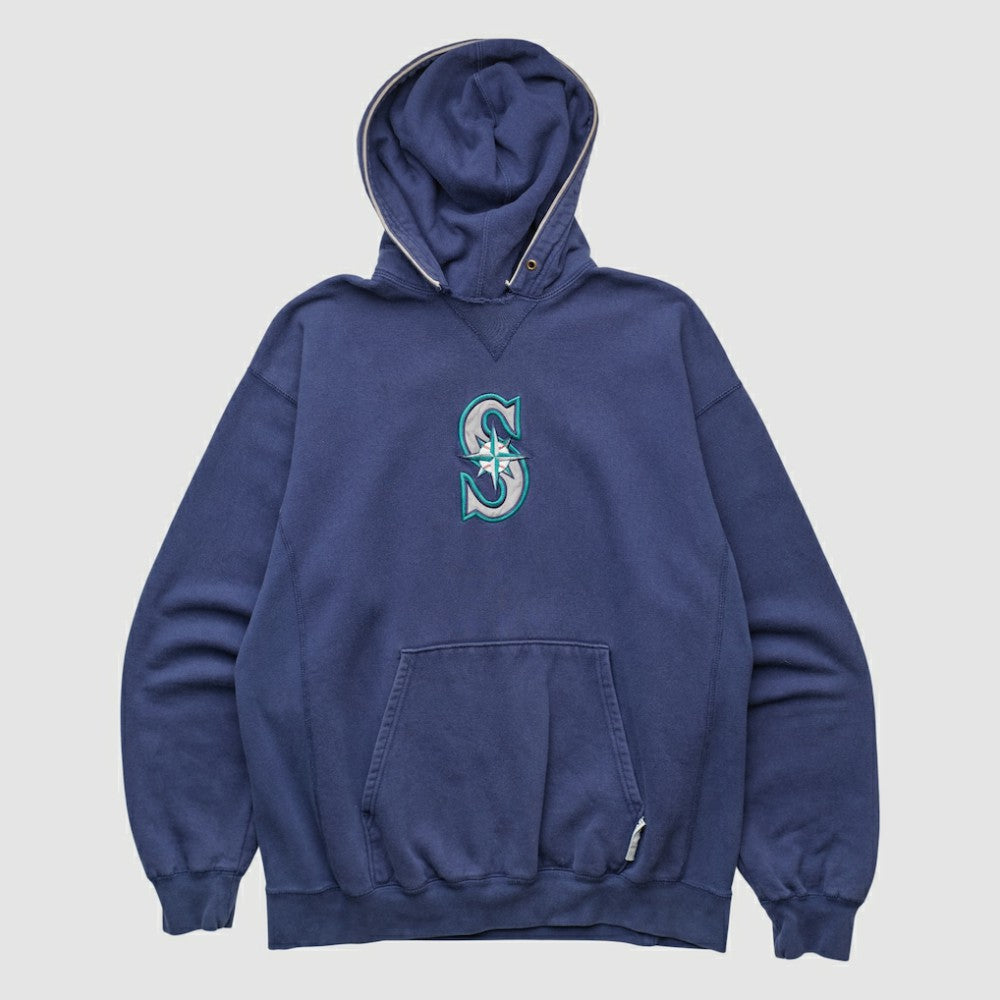 Seattle Mariners Champion 2000s Hooded Pullover Sweatshirt Clearance