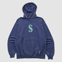 Seattle Mariners Champion 2000s Hooded Pullover Sweatshirt Clearance
