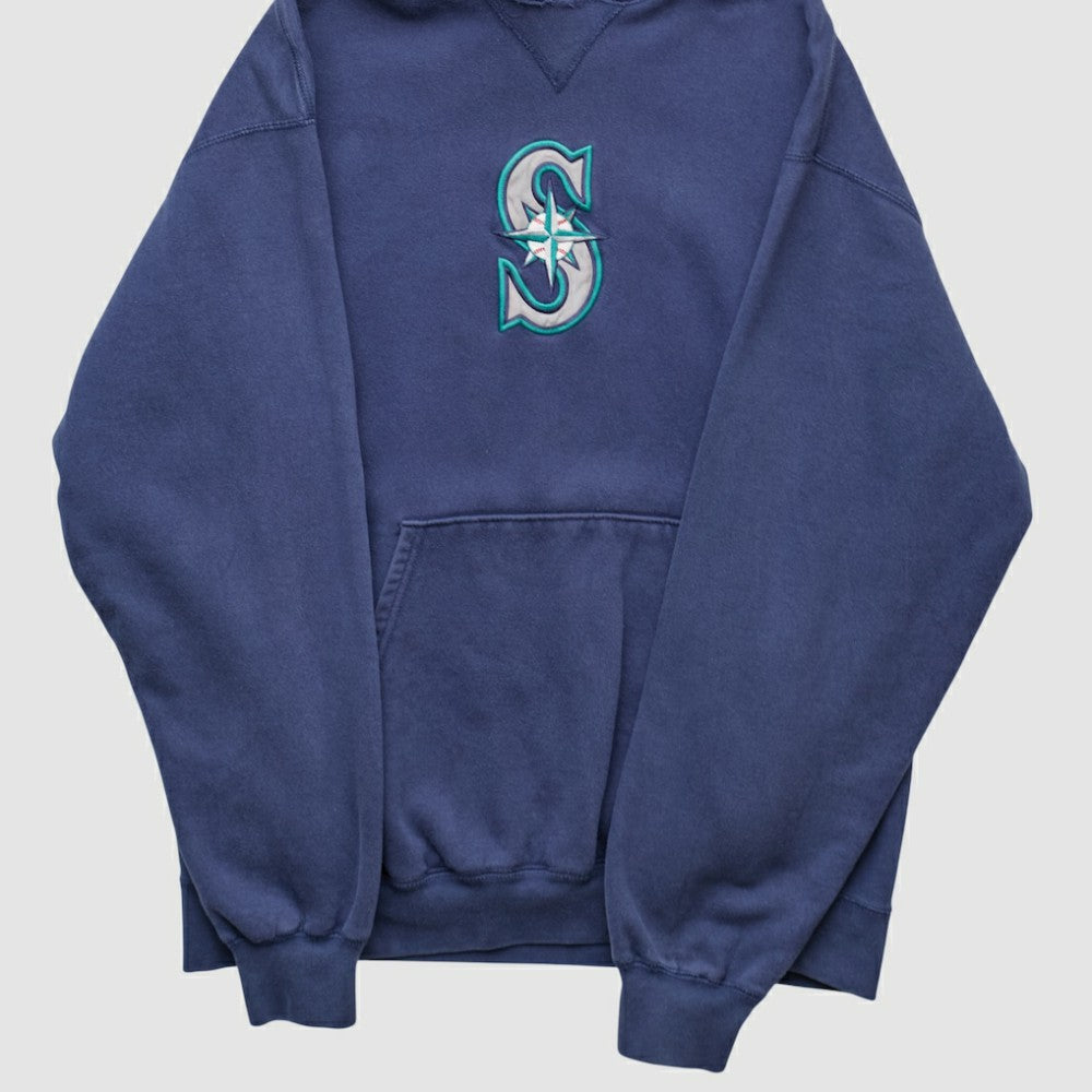 Seattle Mariners Champion 2000s Hooded Pullover Sweatshirt Clearance