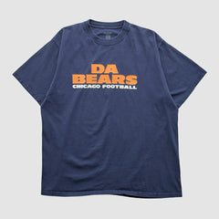 Chicago Bears Reebok 2000s T-shirt Navy Vintage - Fanatics