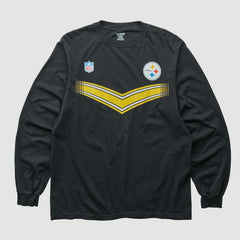 Pittsburgh Steelers Reebok 2000s Long Sleeve T-shirt Black Vintage - Fanatics