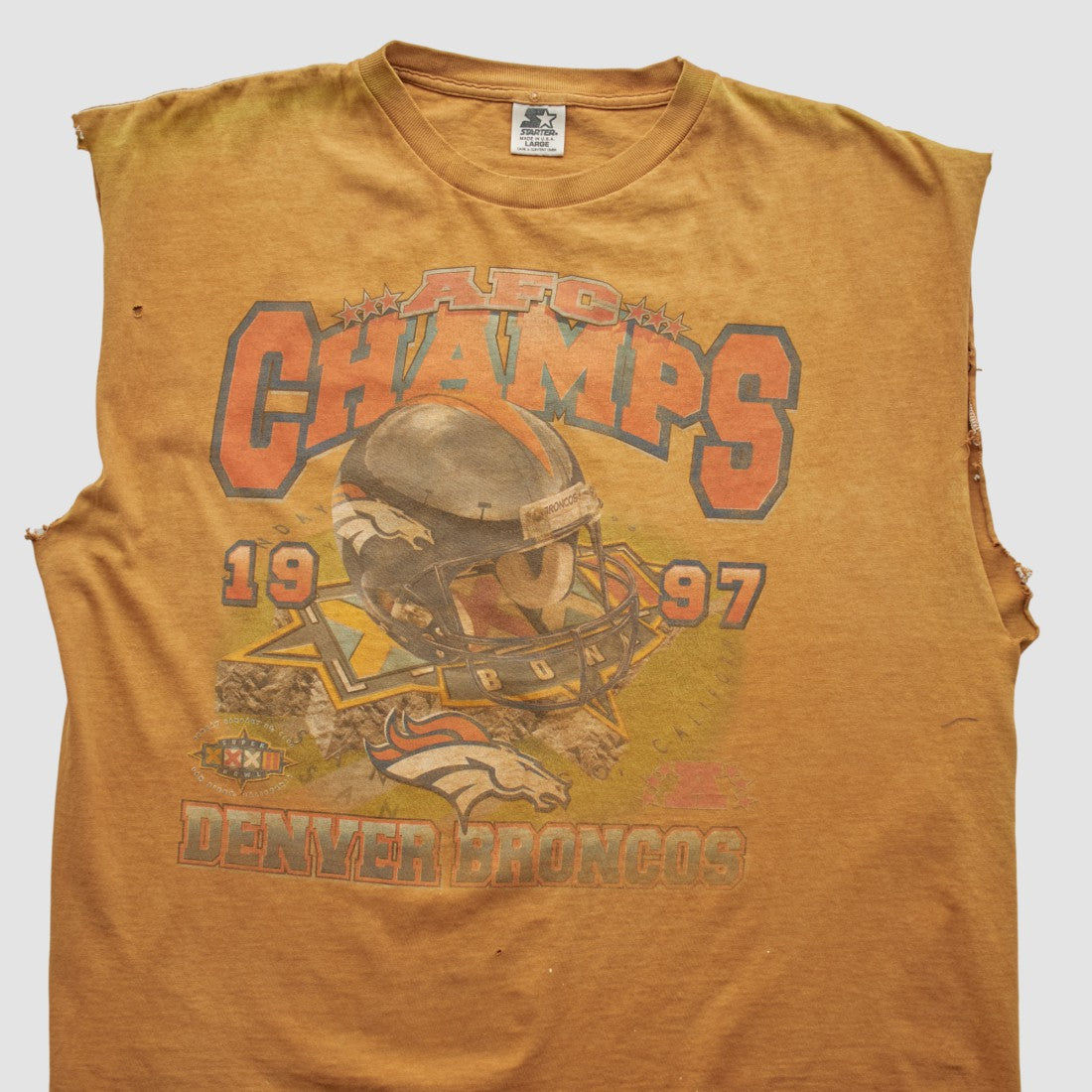 Denver Broncos Starter Tank Clay Vintage - Fanatics