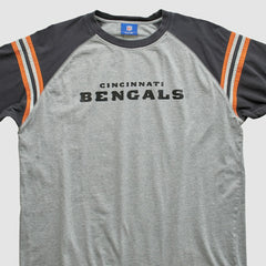 Cincinnati Bengals Reebok 2000s Long Sleeve T-shirt Heather Gray Vintage - Fanatics