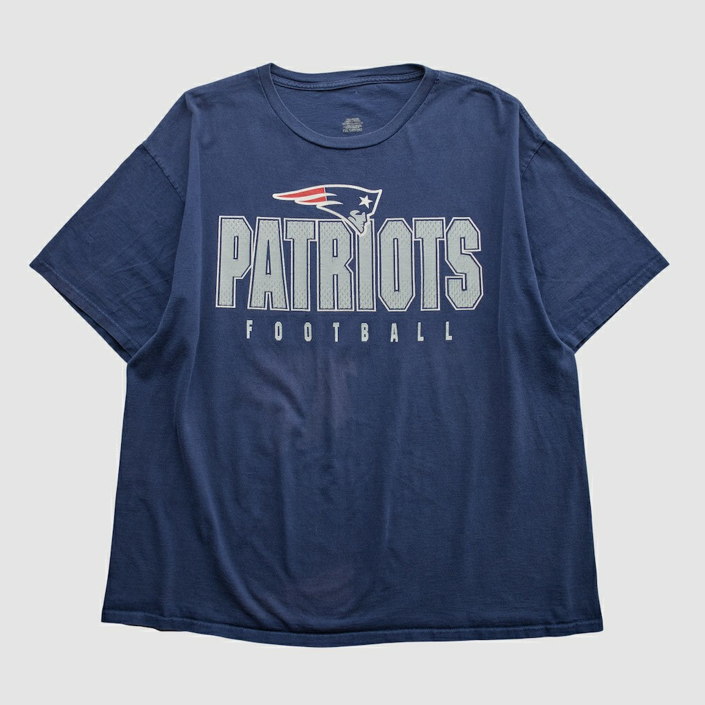 New England Patriots 2000s T-shirt Navy Vintage - Fanatics