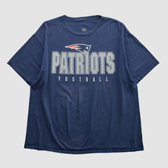 New England Patriots 2000s T-shirt Navy Vintage - Fanatics