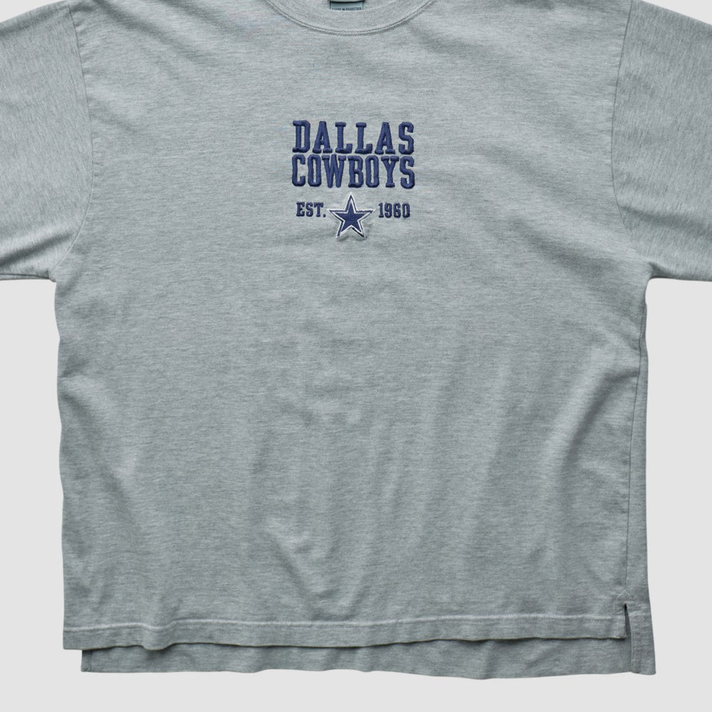 Dallas Cowboys Cowboys Authentic Apparel 2000s Long Sleeve T-shirt Heather Gray Vintage - Fanatics