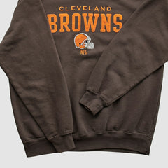 Cleveland Browns NFL 2000s Pullover Sweatshirt Brown Vintage - Fanatics