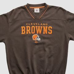 Cleveland Browns NFL 2000s Pullover Sweatshirt Brown Vintage - Fanatics