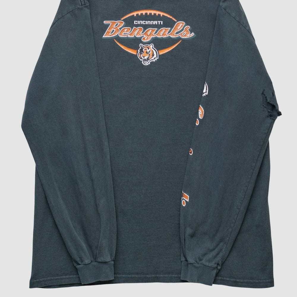 Cincinnati Bengals NFL 2000s Long Sleeve T-shirt Black Vintage - Fanatics