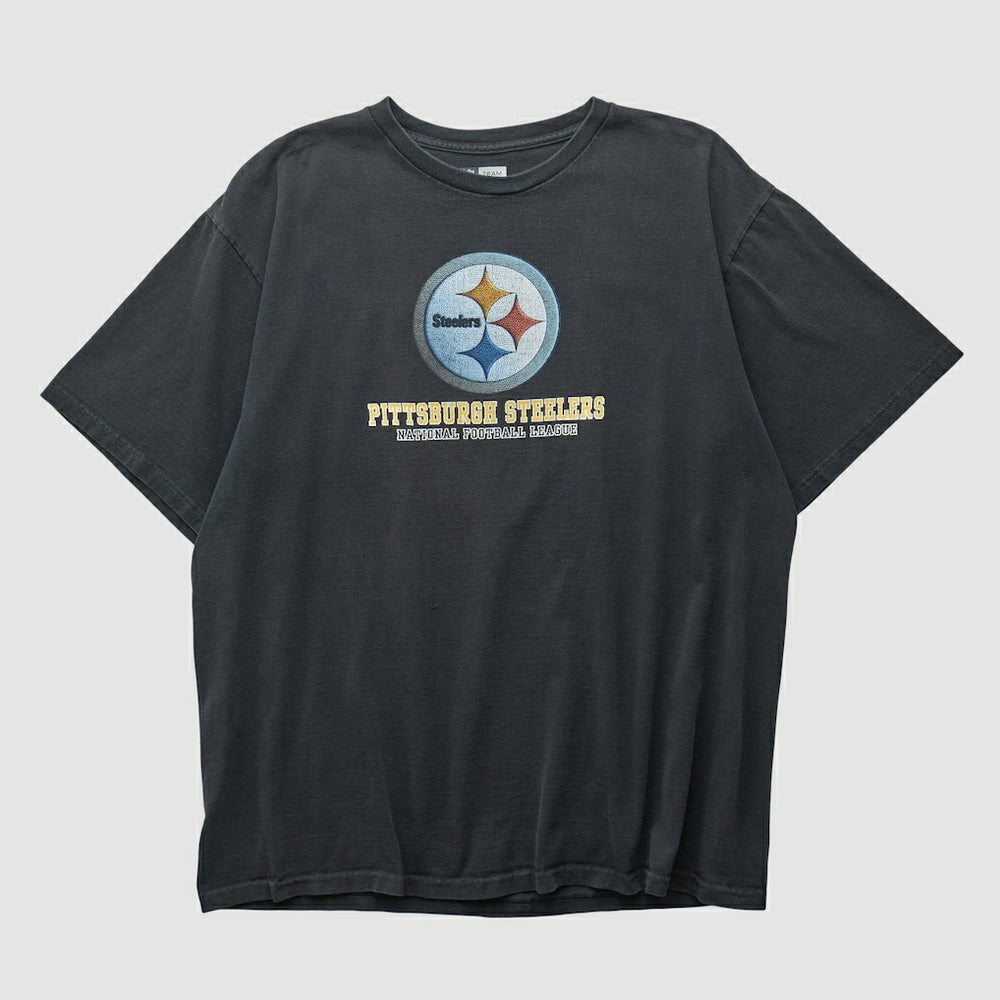 Pittsburgh Steelers NFL 2000s T-shirt Black Vintage - Fanatics