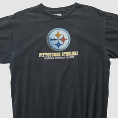 Pittsburgh Steelers NFL 2000s T-shirt Black Vintage - Fanatics