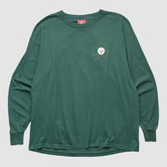 Pittsburgh Steelers NFL 2000s Long Sleeve T-shirt Green Vintage - Fanatics