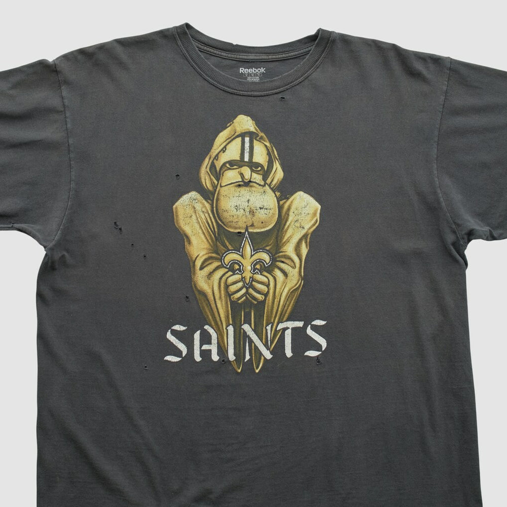 New Orleans Saints Reebok 2000s T-shirt Black Vintage - Fanatics