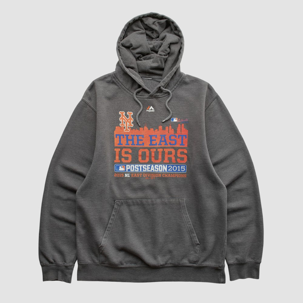New York Mets Majestic 2015 Hooded Pullover Sweatshirt Clearance