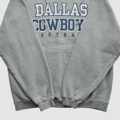 Dallas Cowboys Reebok 2000s Hooded Pullover Sweatshirt Heather Gray Vintage - Fanatics