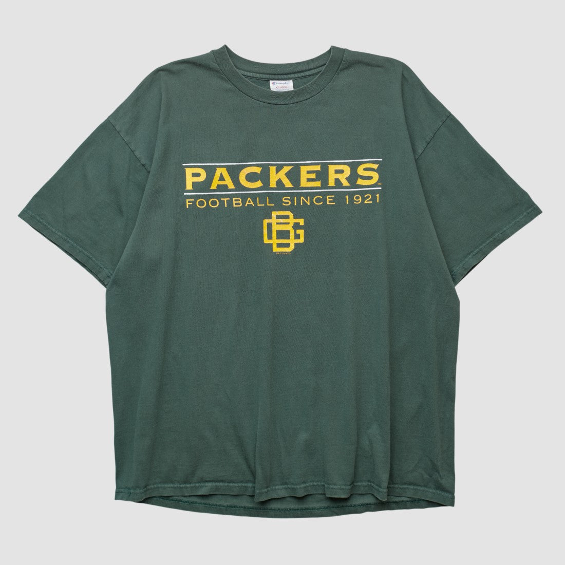 Green Bay Packers Champion 90s T-shirt Green Vintage - Fanatics