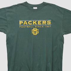 Green Bay Packers Champion 90s T-shirt Green Vintage - Fanatics