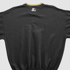 Pittsburgh Steelers Starter 90s Pullover Sweatshirt Black Vintage - Fanatics